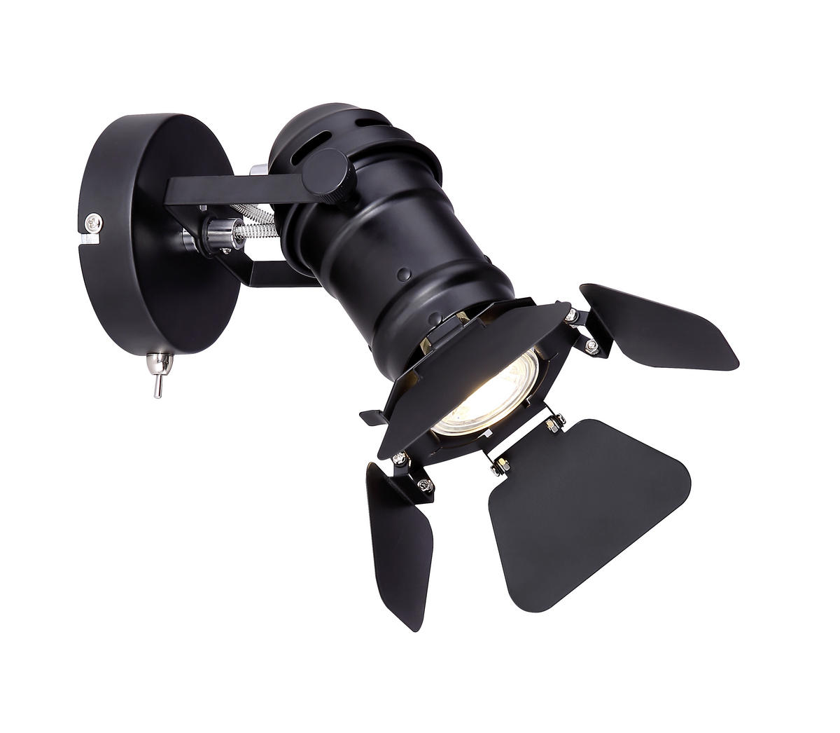 STRAHLER 16/24,5/21,5 cm   - Schwarz, Trend, Metall (16/24,5/21,5cm) - Globo