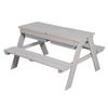 KINDER-GARTENSET Holz  - Grau, Basics, Holz (89/50/85,5cm) - Roba