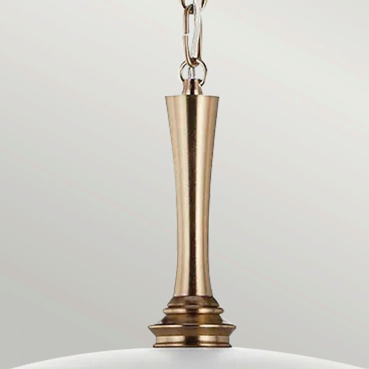 HÄNGELEUCHTE    - Weiss/Champagner, Konventionell, Metall (225.9/33/50.8cm) - Elstead Lighting