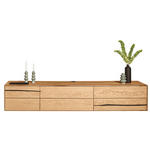 LOWBOARD  248/44/50 cm 2 Schublade(n) hängend, Beleuchtung  - Eichefarben, Natur, Holz (248/44/50cm) - Waldwelt
