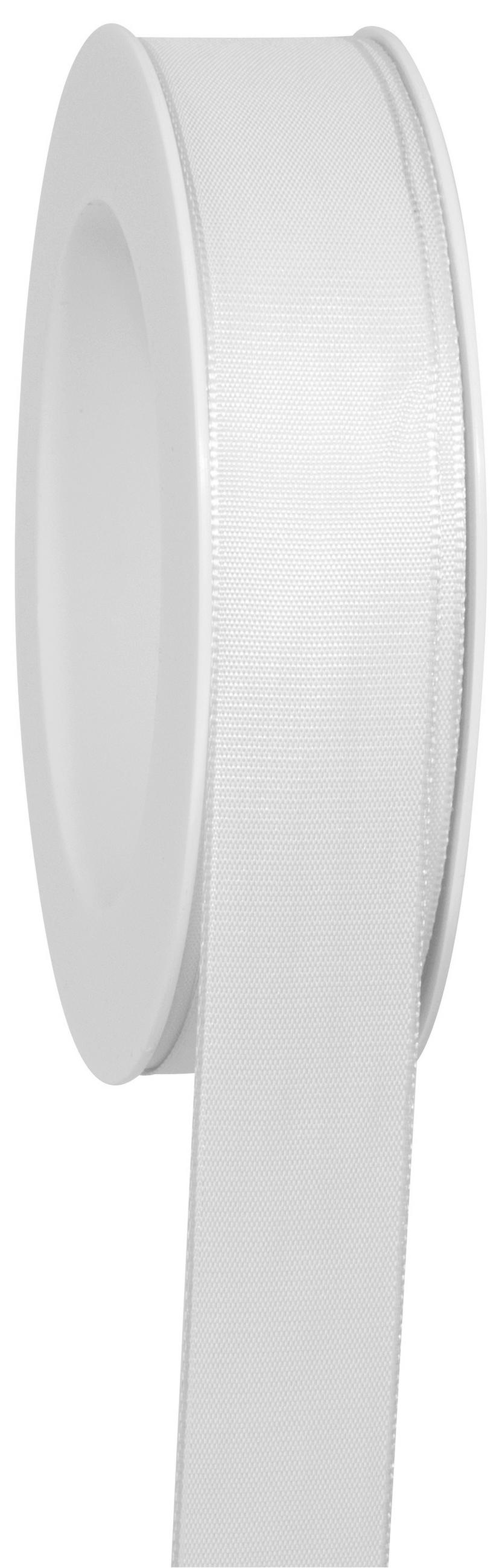 GESCHENKBAND  - Weiß, Basics, Textil (24/36/0.5cm)
