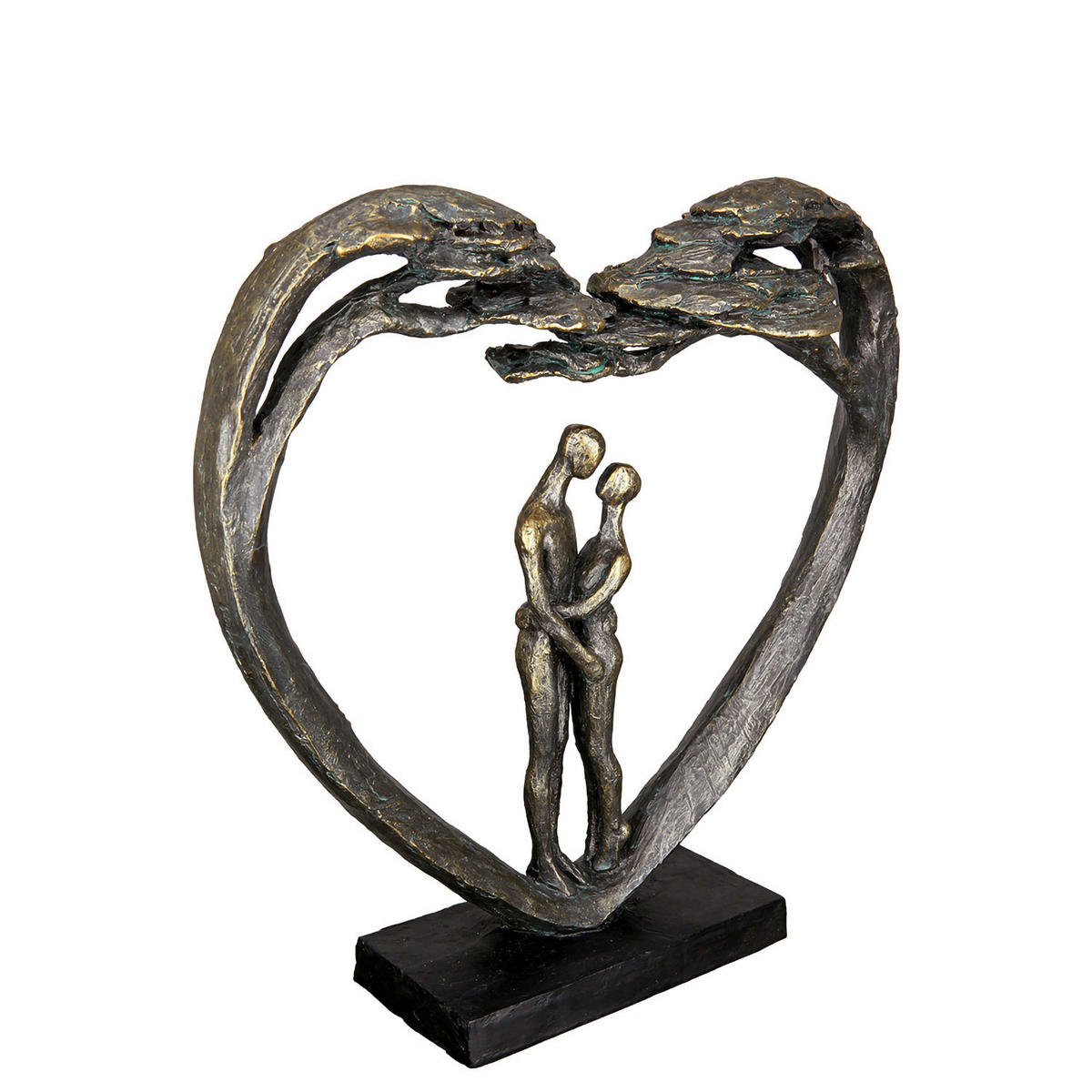 SKULPTUR - Bronzefarben, LIFESTYLE, Kunststoff (32/31,5/8cm)
