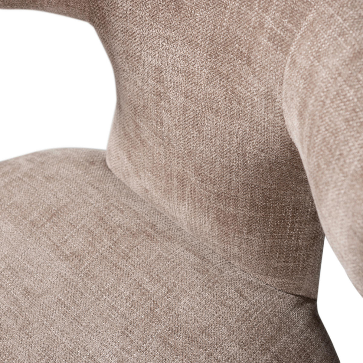 STUHL-SET 2 Stück  in Webstoff Textil  - Sandfarben, Design, Textil (52/78/53cm) - Livetastic