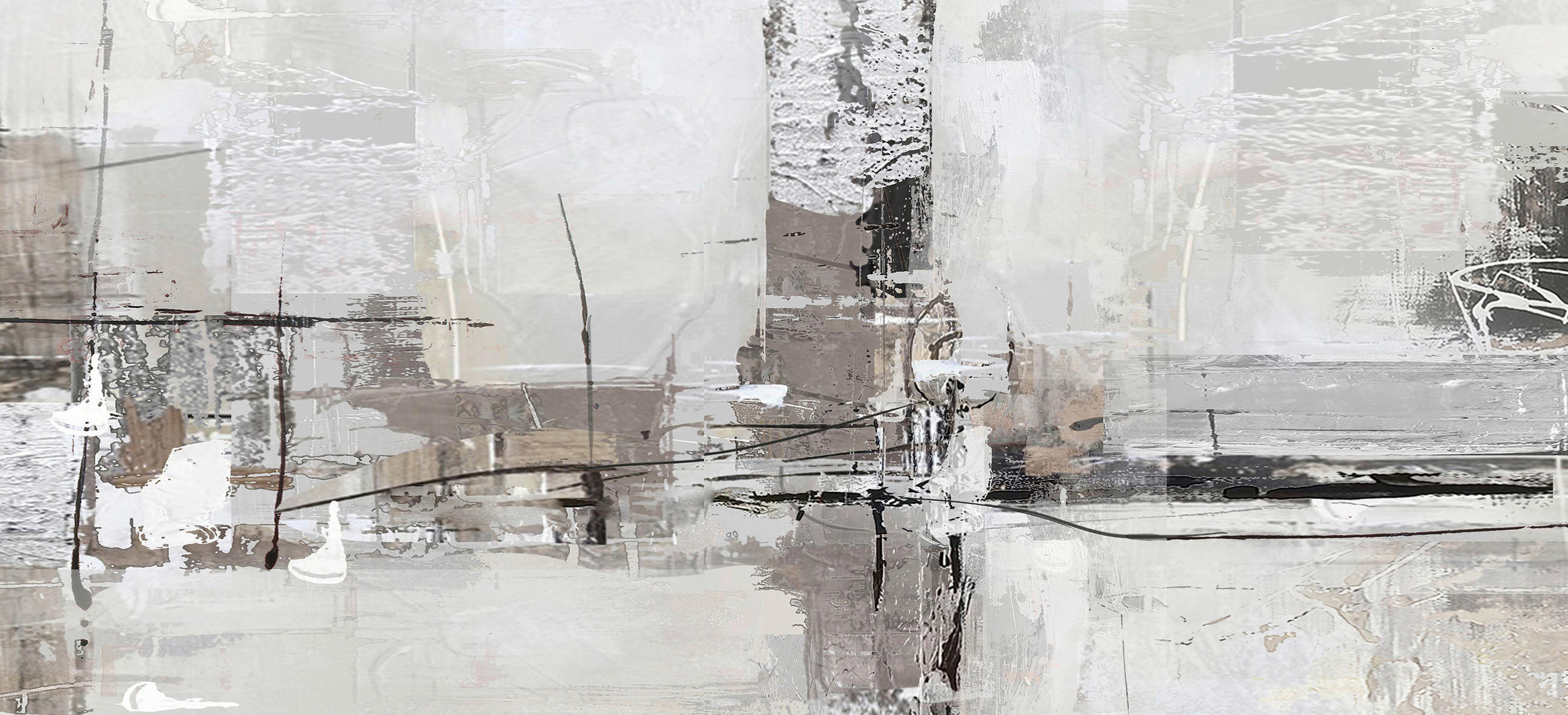 Monee OLEJOMAĽBA, abstraktné, 120/55 cm