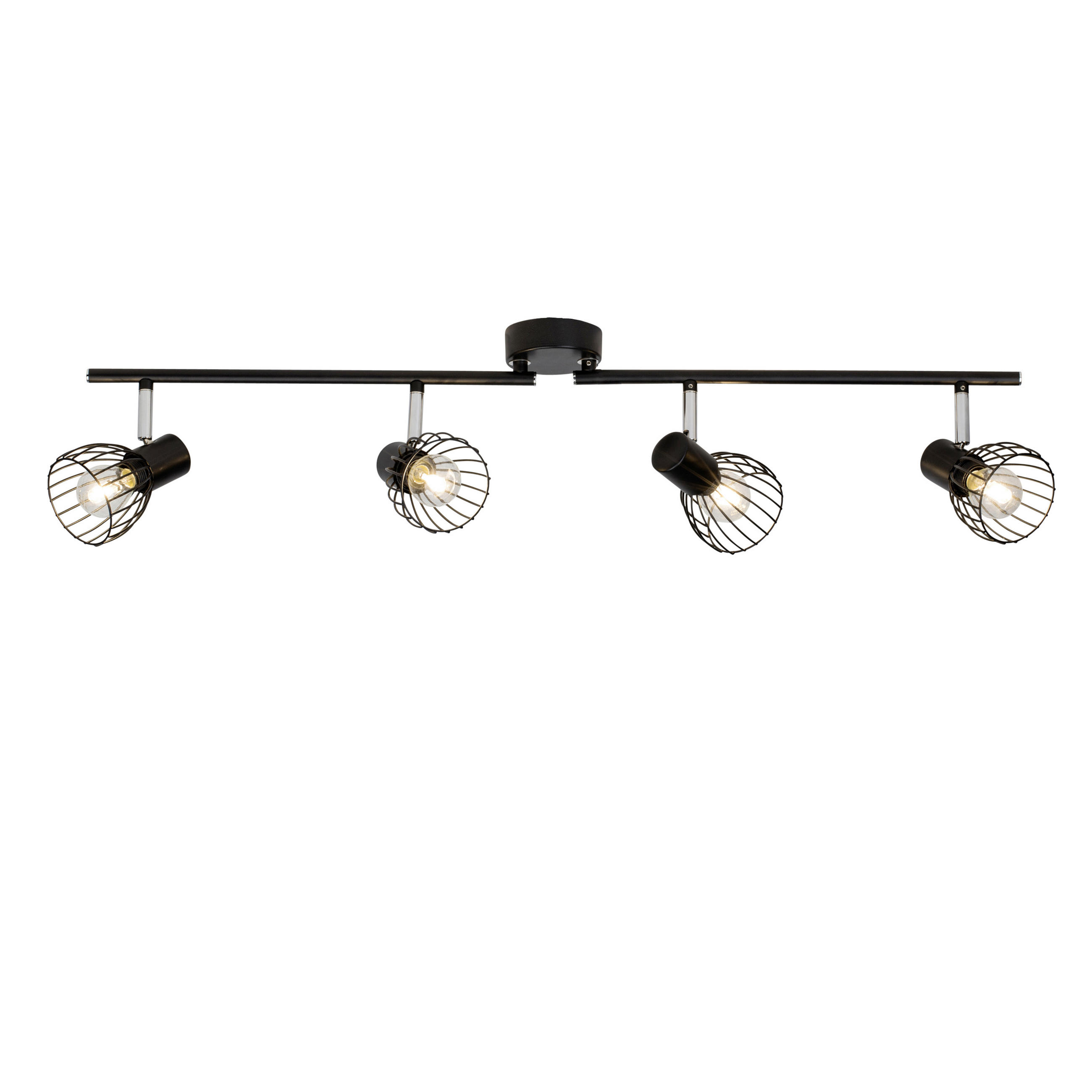 DECKENSTRAHLER - Schwarz, Konventionell, Metall (81,5/19,5/8,4cm) - Brilliant