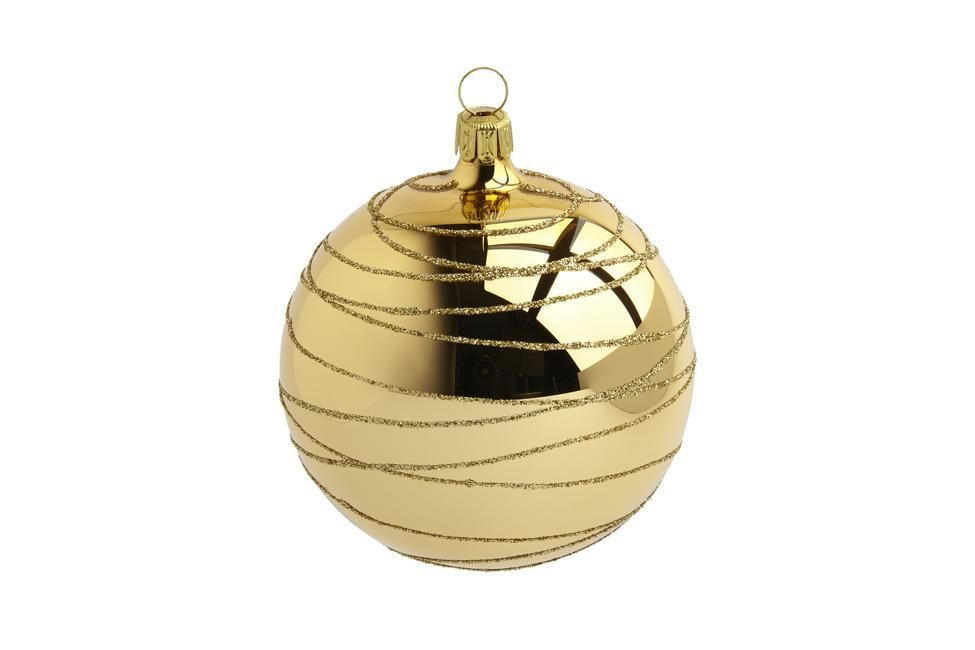JULGRANSKULA 8 cm  - guldfärgad, Lifestyle, metall/glas (8cm) - Best Price