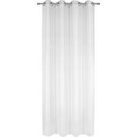 ZÁVĚS S OČKY, průhledné, 140/245 cm - bílá, Basics, textil (140/245cm) - Boxxx