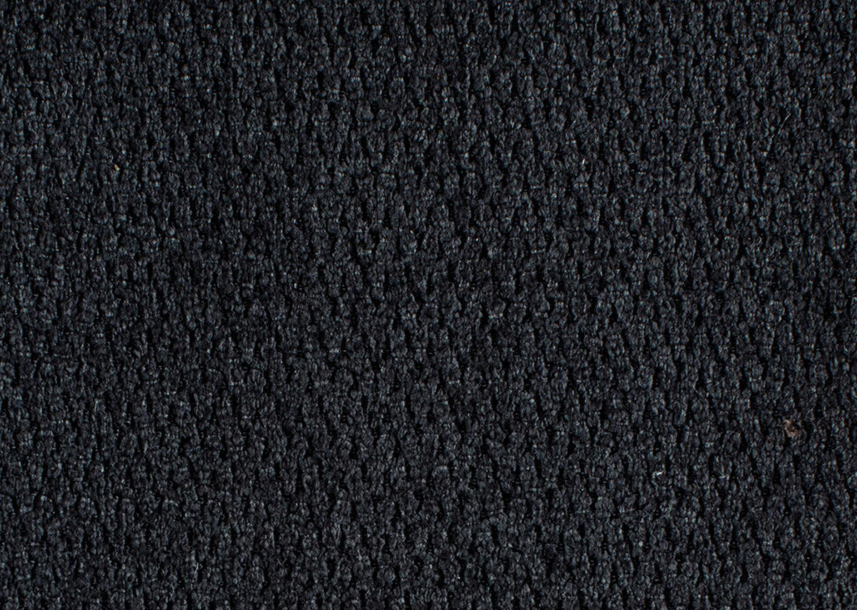 ECKSOFA in Chenille Schwarz  220/310 cm  - Schwarz, Design, Textil/Metall (220/310cm) - Beldomo Style