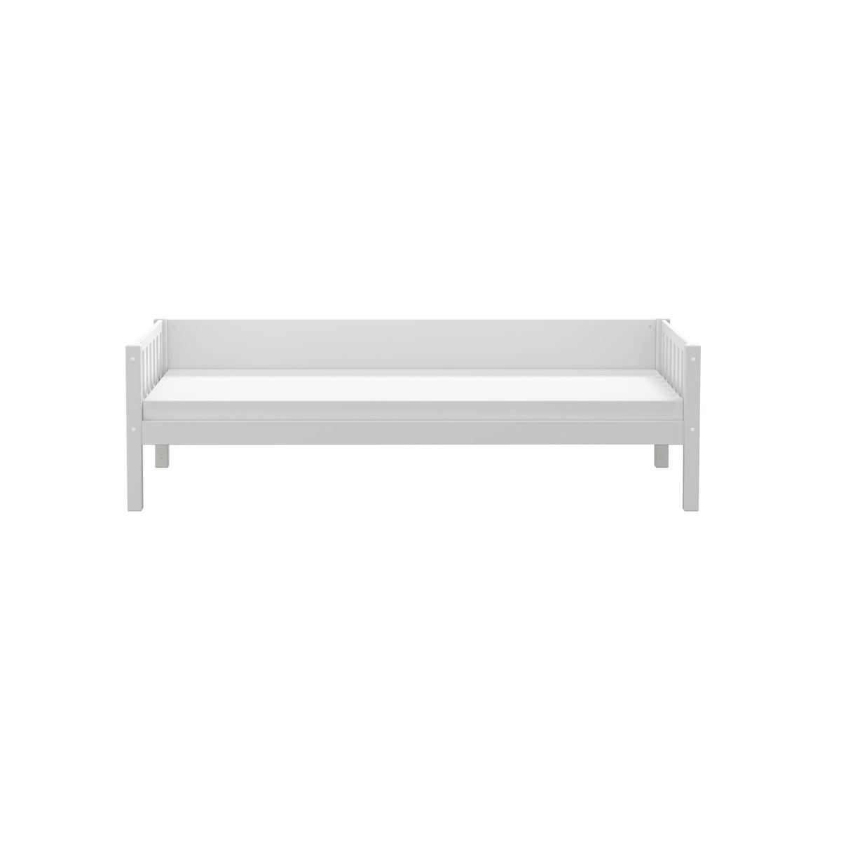 BETT 90/200 cm,  in Weiß, Rollrost  - Weiß, MODERN, Holz (90/200cm) - Chameo