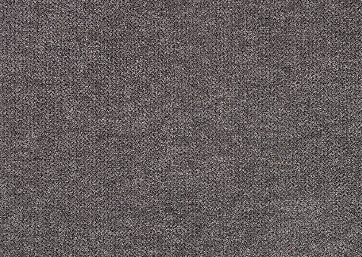 ECKSOFA Dunkelbraun Velours  - Dunkelgrau/Dunkelbraun, Design, Textil/Metall (201/295cm) - Hom`in