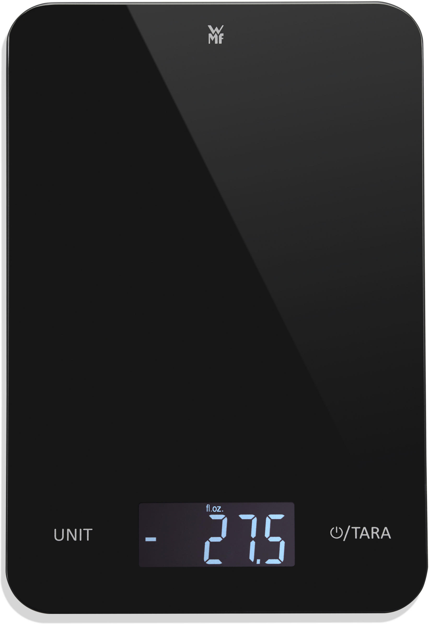 ELEKTRICKÁ KUCHYNSKÁ VÁHA - čierna, Design, plast/sklo (15/23cm) - WMF