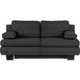 SCHLAFSOFA Macy in Webstoff Anthrazit  - Wengefarben/Anthrazit, KONVENTIONELL, Holz/Textil (203/94/100cm) - Novel