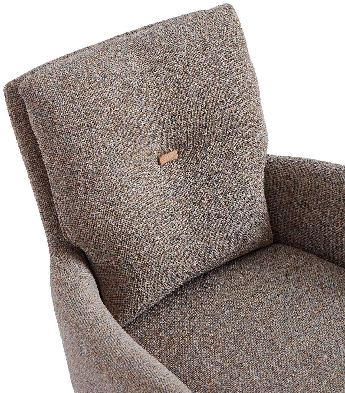 ARMLEHNSTUHL  in Webstoff  - Eichefarben/Gelb, Design, Holz/Textil (60,5/88/67cm) - Novel