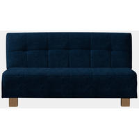 SCHLAFSOFA in Textil Dunkelblau  - Naturfarben/Dunkelblau, Design, Holz/Textil (165/92/102cm) - Novel