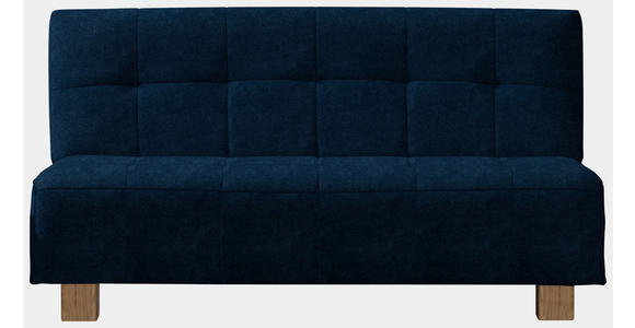 SCHLAFSOFA Juice in Dunkelblau  - Naturfarben/Dunkelblau, Design, Holz/Textil (165/92/102cm) - Novel