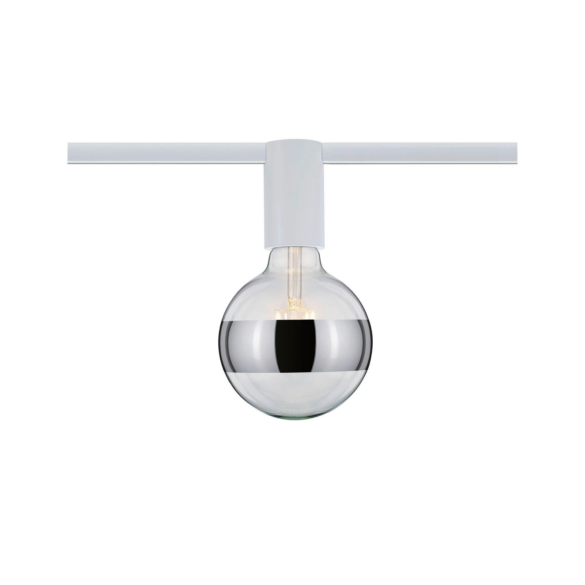 SCHIENENSYSTEM-STRAHLER - Weiß, Basics, Metall (5,5/9,6cm) - Paulmann