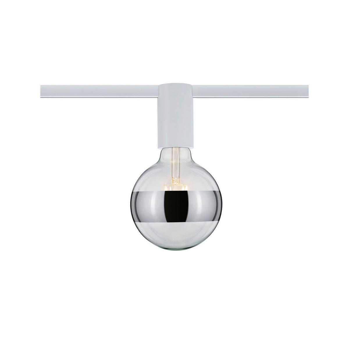 SCHIENENSYSTEM-STRAHLER - Weiß, Basics, Metall (5,5/9,6cm) - Paulmann