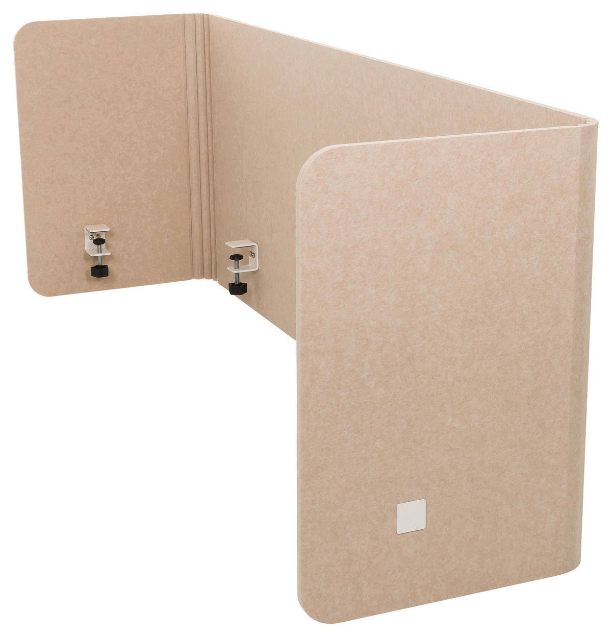 TRENNWAND Textil, Metall, Kunststoff Beige  - Beige, Basics, Kunststoff/Textil (160/40/2cm) - MID.YOU