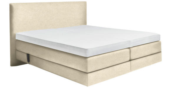 BOXSPRINGBETT 160/200 cm  in Beige  - Beige, KONVENTIONELL, Holz/Textil (160/200cm) - Dieter Knoll