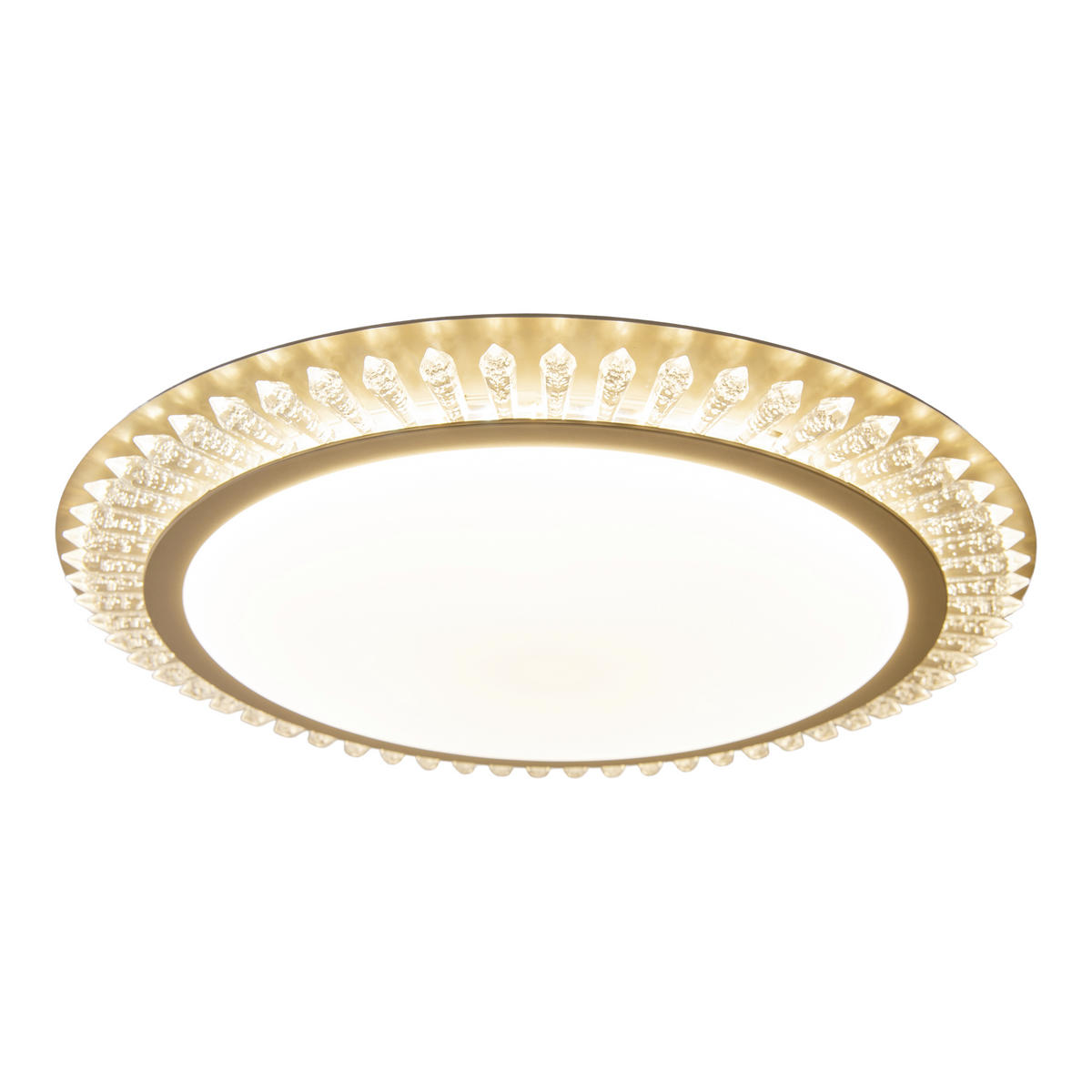 LED-DECKENLEUCHTE 48/6,5 cm   - Goldfarben, KONVENTIONELL, Kunststoff/Metall (48/6,5cm) - Näve
