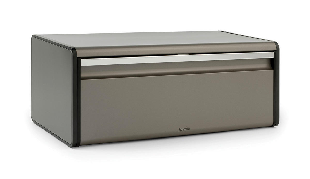 POSODA ZA KRUH   46.5/18.7/25 cm           - platinaste barve, Basics, kovina (46.5/18.7/25cm) - Brabantia