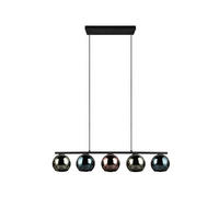 PENDELLEUCHTE Sheldon 83/13/150 cm   - Blau/Multicolor, Design, Glas/Metall (83/13/150cm)