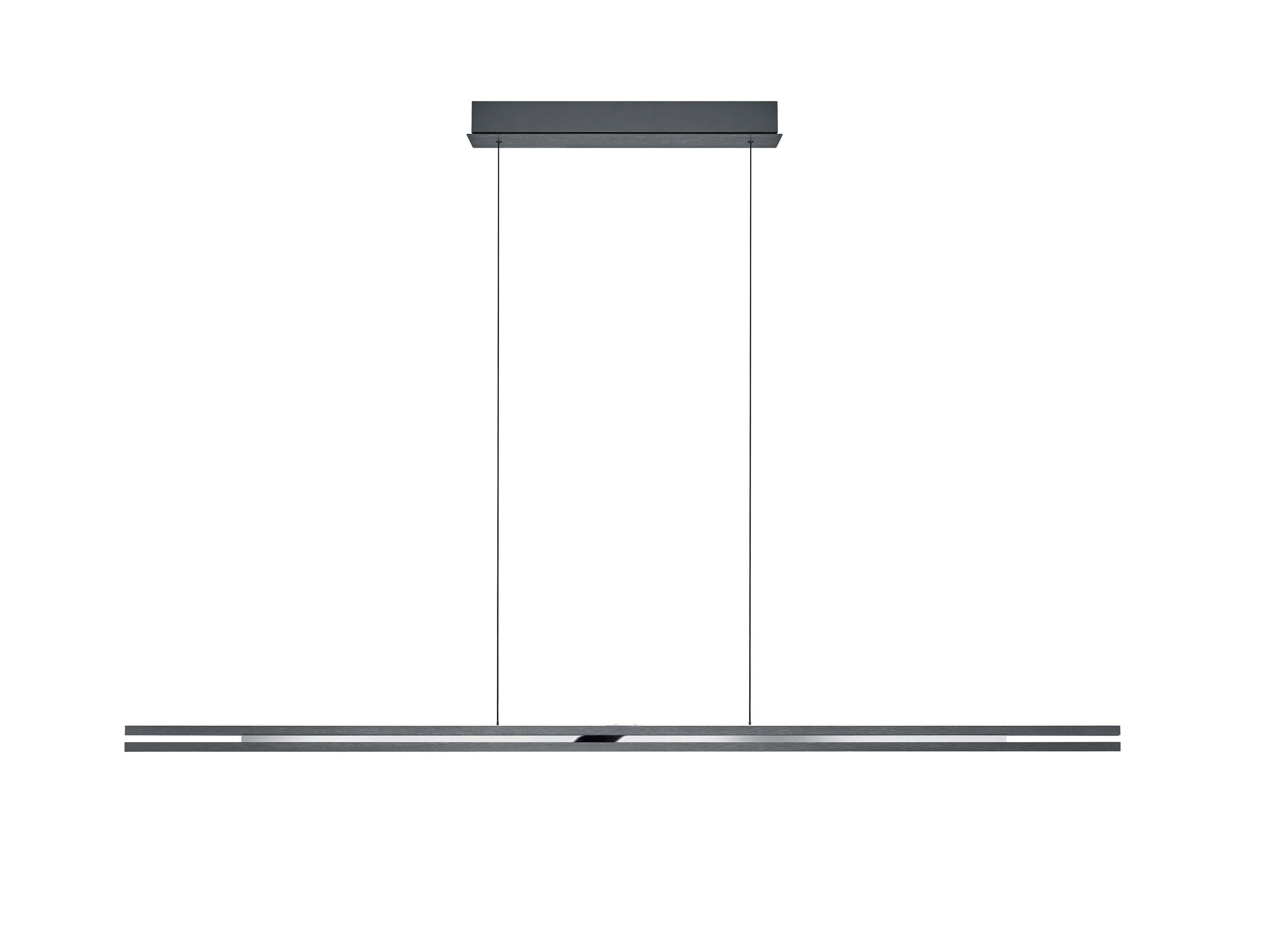 LED-HÄNGELEUCHTE 150/5/30-150 cm  - Anthrazit, Design, Metall (150/5/30-150cm) - elements by BANKAMP