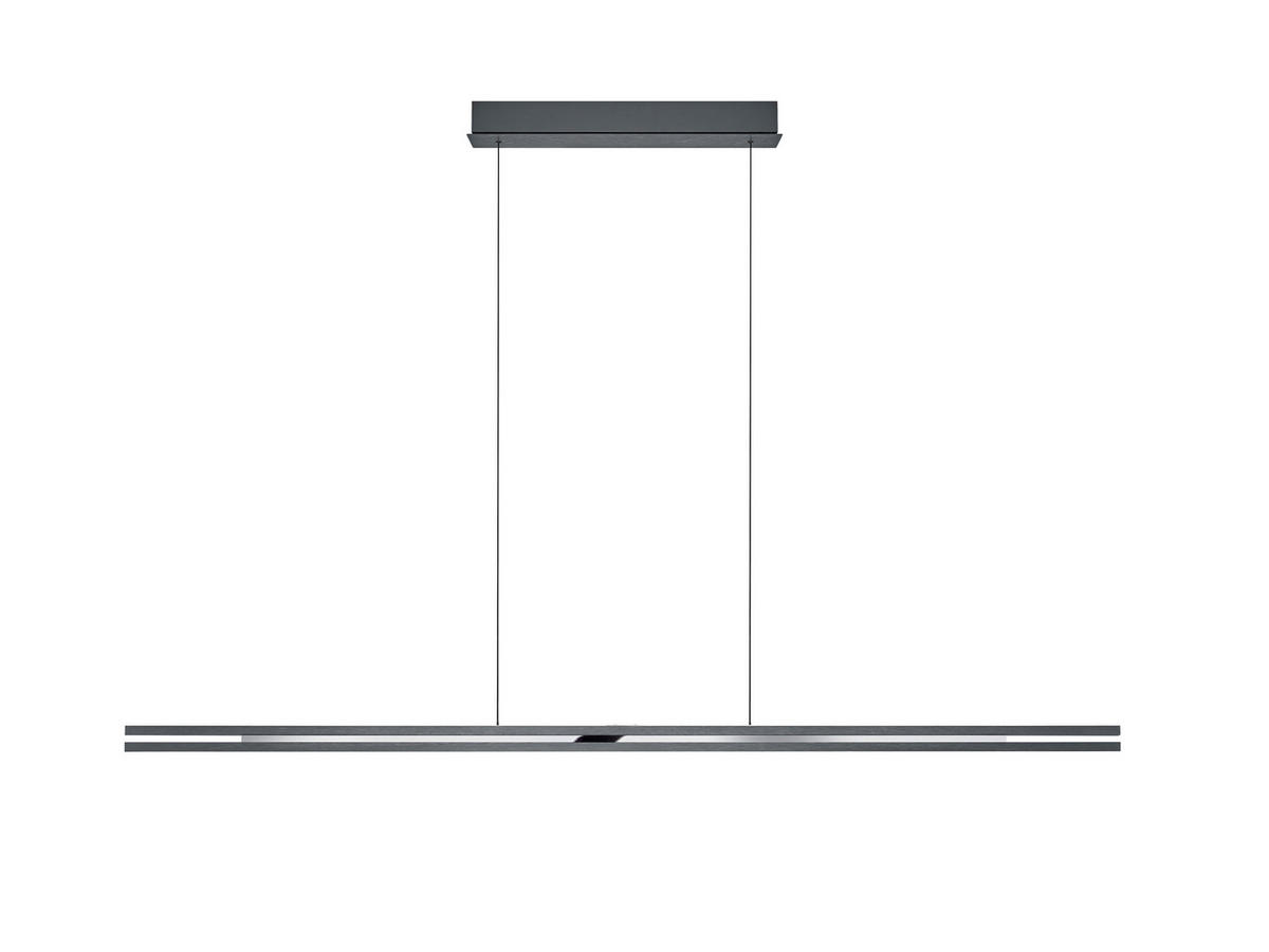 LED-HÄNGELEUCHTE 150/5/30-150 cm  - Anthrazit, Design, Metall (150/5/30-150cm) - elements by BANKAMP