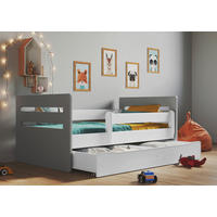 KINDER-/JUNIORBETT - Birkefarben/Weiß, MODERN, Holz/Holzwerkstoff (80/180cm) - MID.YOU