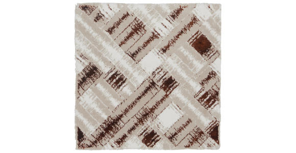 BADTEPPICH 60/60 cm Silberfarben, Beige, Bronzefarben - Beige/Silberfarben, Design, Textil (60/60cm) - Ambiente
