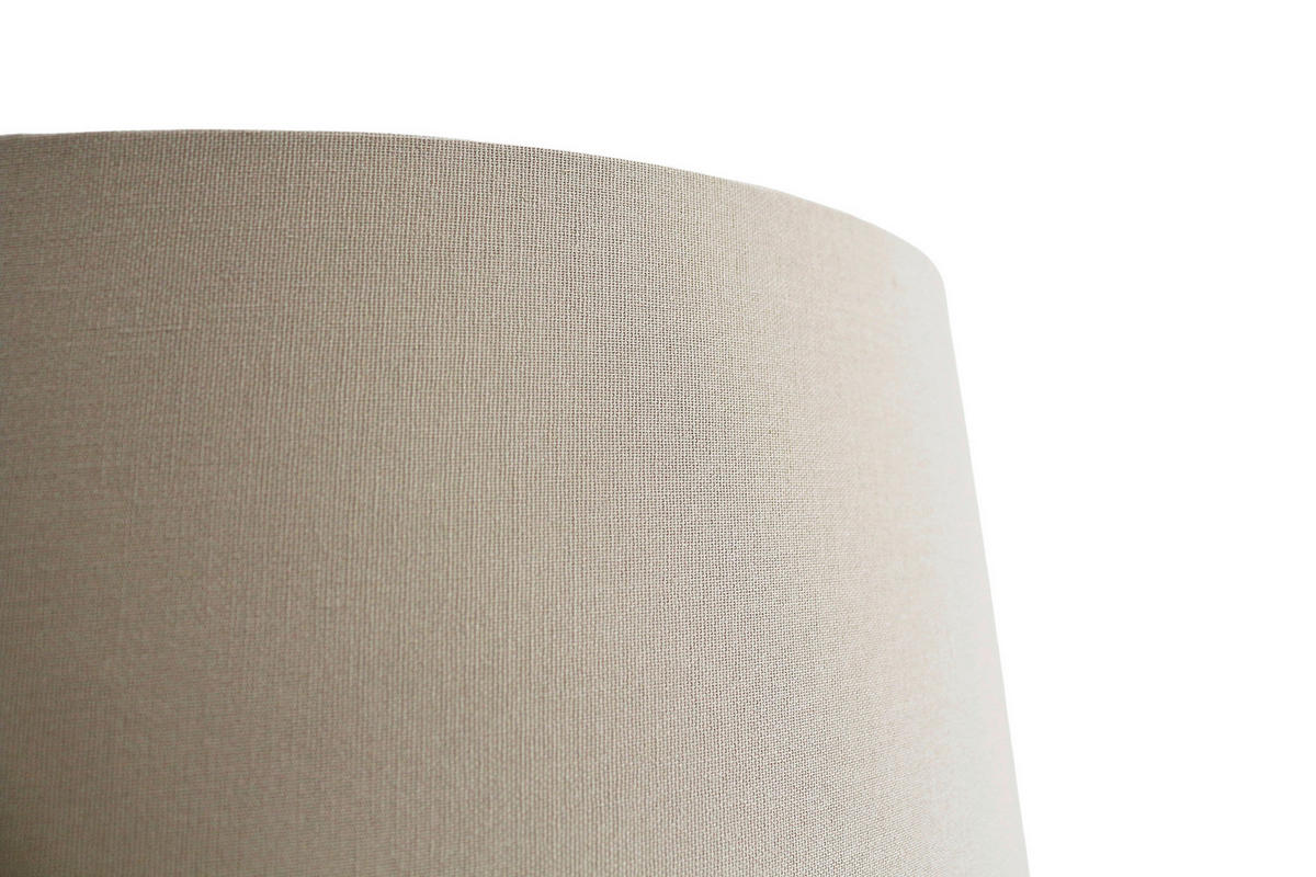 STEHLEUCHTE  30/175/30 cm   - Schwarz/Naturfarben, Design, Holz/Textil (30/175/30cm) - P & B