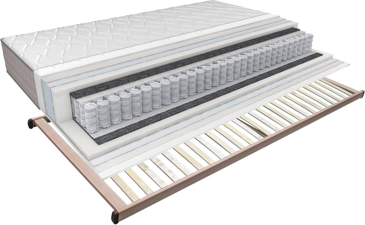 SET Z VZMETNICO - naravne barve, Konvencionalno, les (90/200cm) - Swedish Line