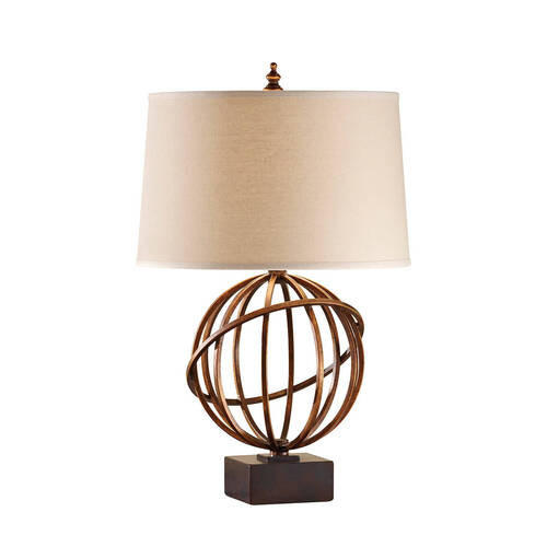 TISCHLEUCHTE 39/58/39 cm   - Goldfarben, Design, Metall (39/58/39cm) - Elstead Lighting