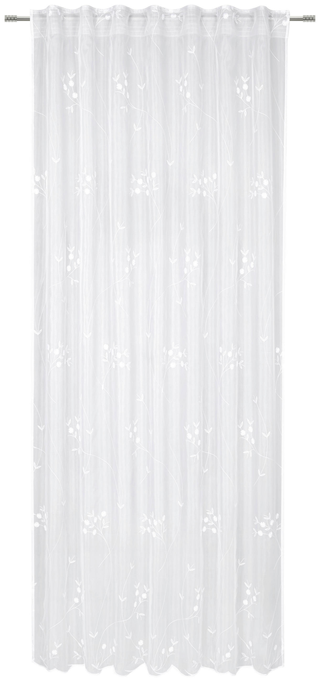 TKANINA ZA ZAVJESE bijela - bijela, Konvencionalno, tekstil (280cm) - Esposa