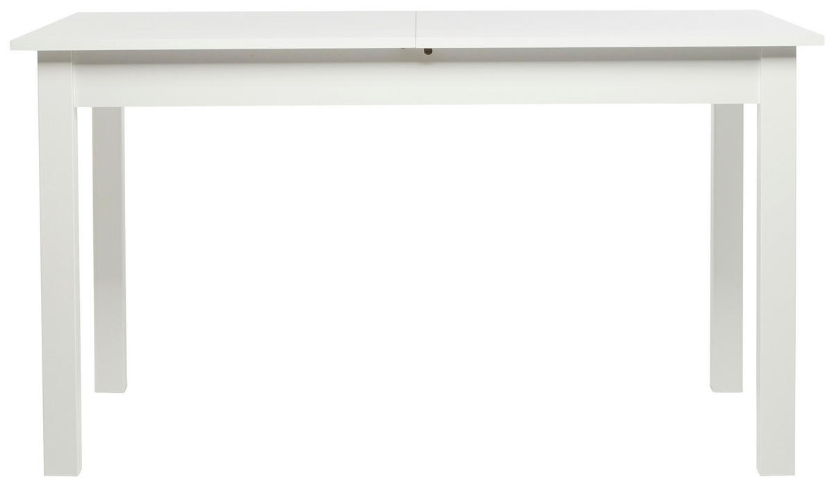 MASĂ din material pe bază de lemn 140/80/76,5 cm   - alb, Design, material pe bază de lemn (140/80/76,5cm) - MID.YOU