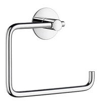 WC-PAPÍR TARTÓ  - krómszínű, Basics, fém (13,6/10/3cm)
