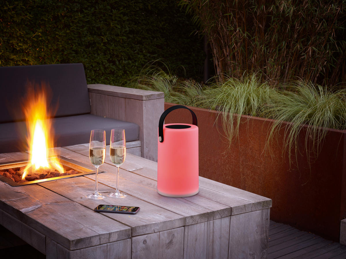 SVJETILJKA SOLARNA Garcia  - bijela, Trend, plastika (13/20,5cm)