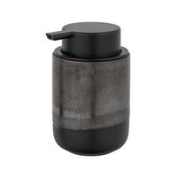 SEIFENSPENDER Kunststoff, Keramik  - Dunkelgrau/Grau, KONVENTIONELL, Keramik/Kunststoff (8/12,5/9cm) - Schöner Wohnen