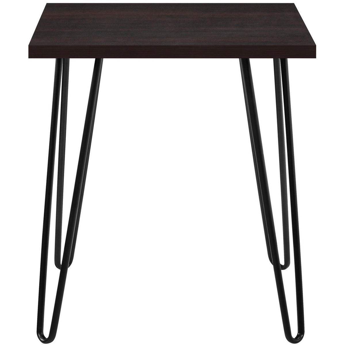 BEISTELLTISCH in Metall, Papier, Holzwerkstoff 49/49/55 cm  - Schwarz/Braun, Design, Papier/Holzwerkstoff (49/49/55cm) - MID.YOU