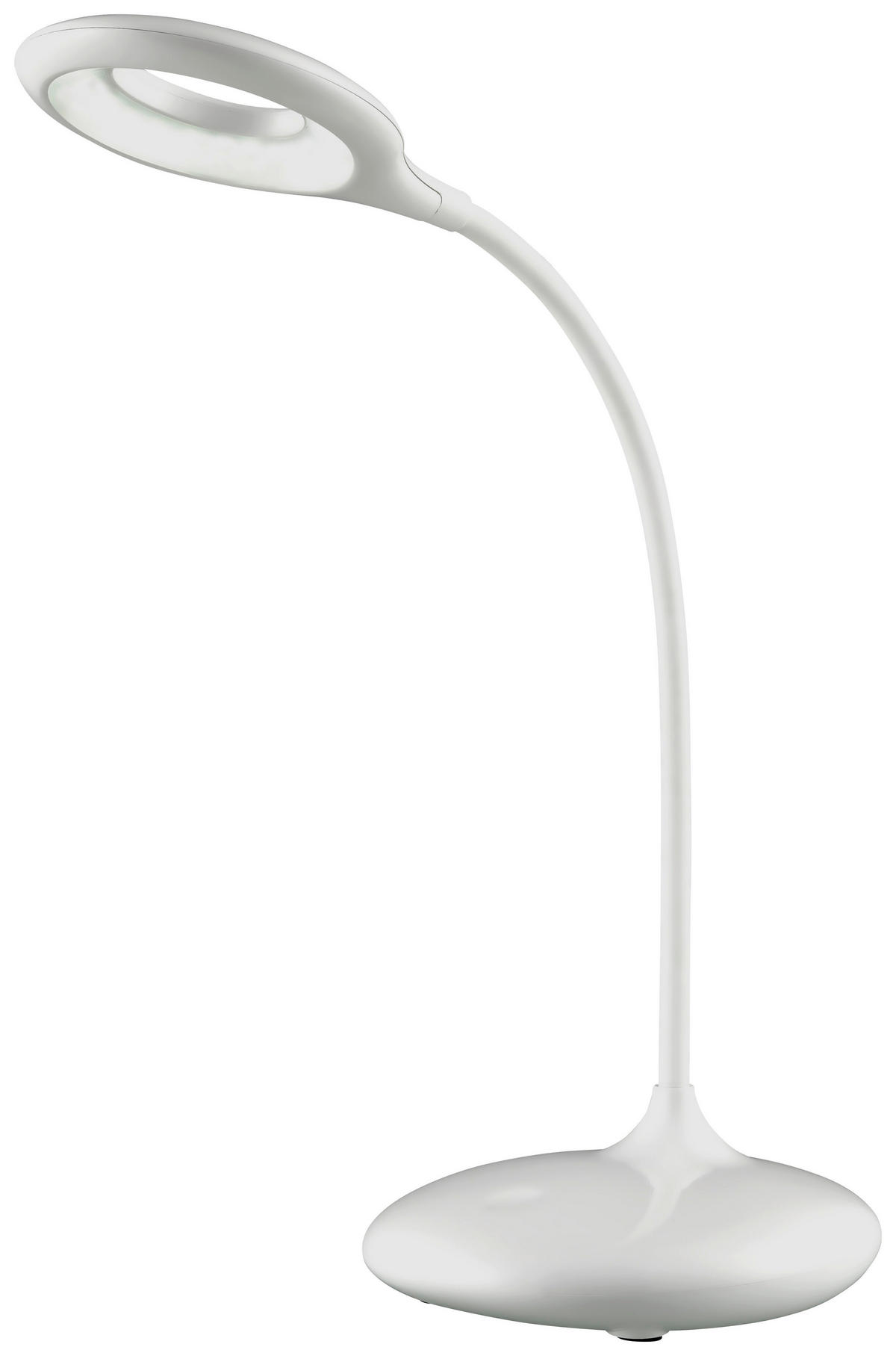 LED ÍRÓASZTALI LÁMPA - fehér, Trend, műanyag (41cm) - Xora