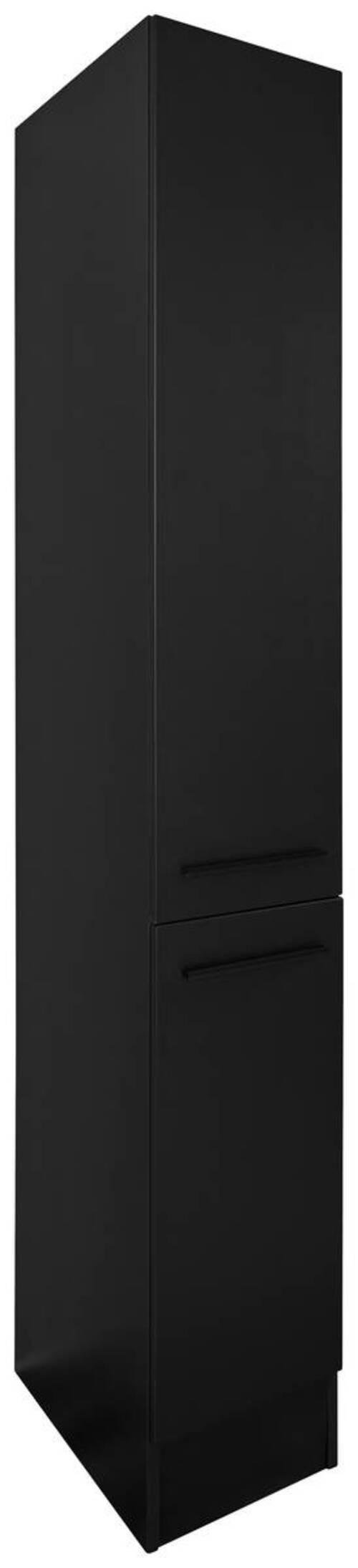 APOTHEKERSCHRANK 30/211/57 cm  in Schwarz  - Schwarz, LIFESTYLE, Holzwerkstoff/Kunststoff (30/211/57cm) - MID.YOU