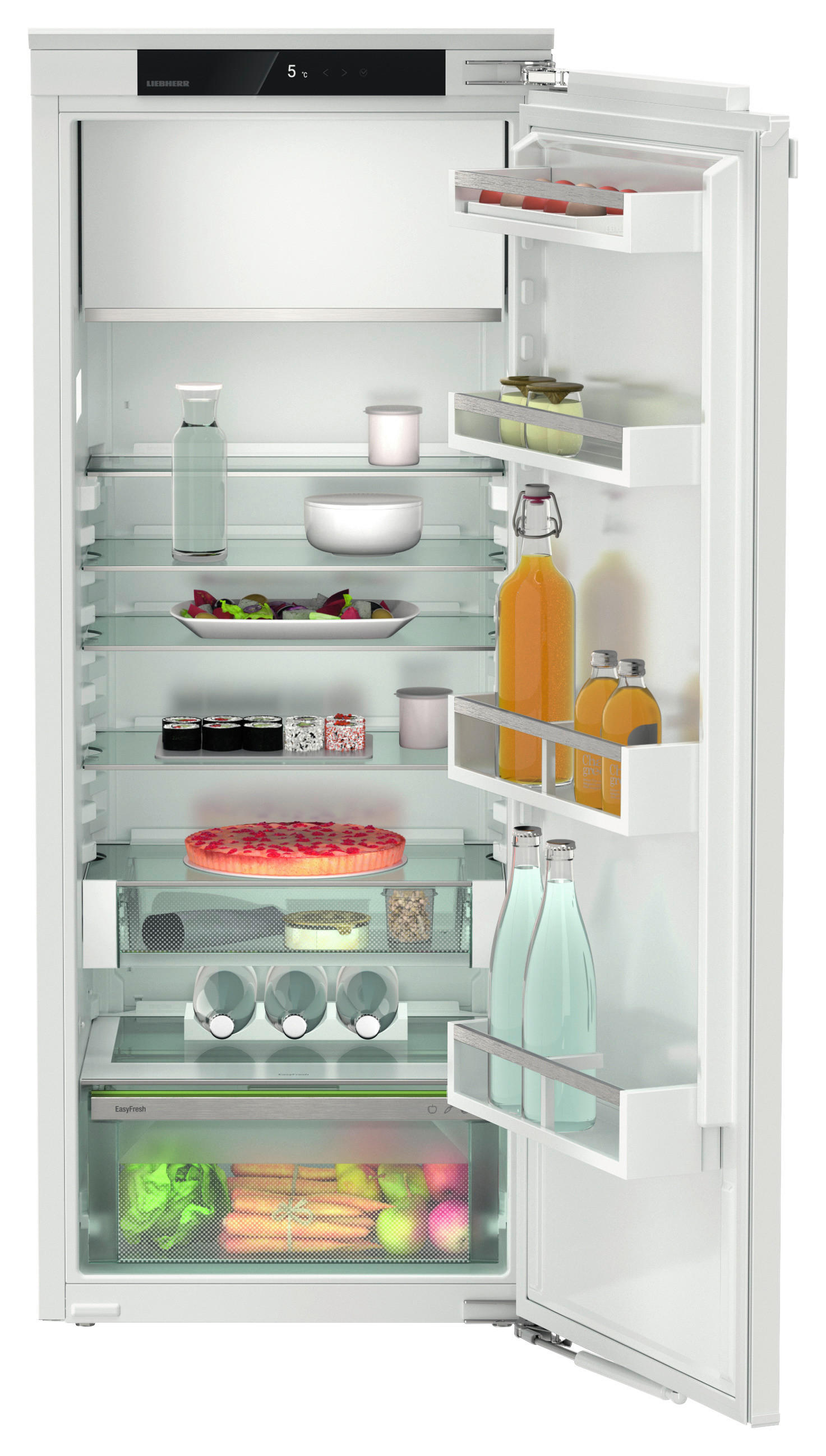 Kühlschrank aus Metall mit Glas-Tür 61 L kaufen