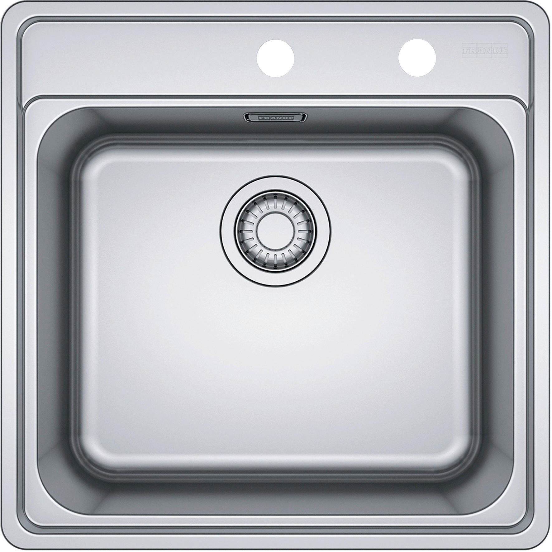 Franke Spüle Edelstahl 51x21x51 cm