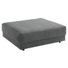 HOCKER in Textil Grau  - Schwarz/Grau, Design, Kunststoff/Textil (105/38/117cm) - home24