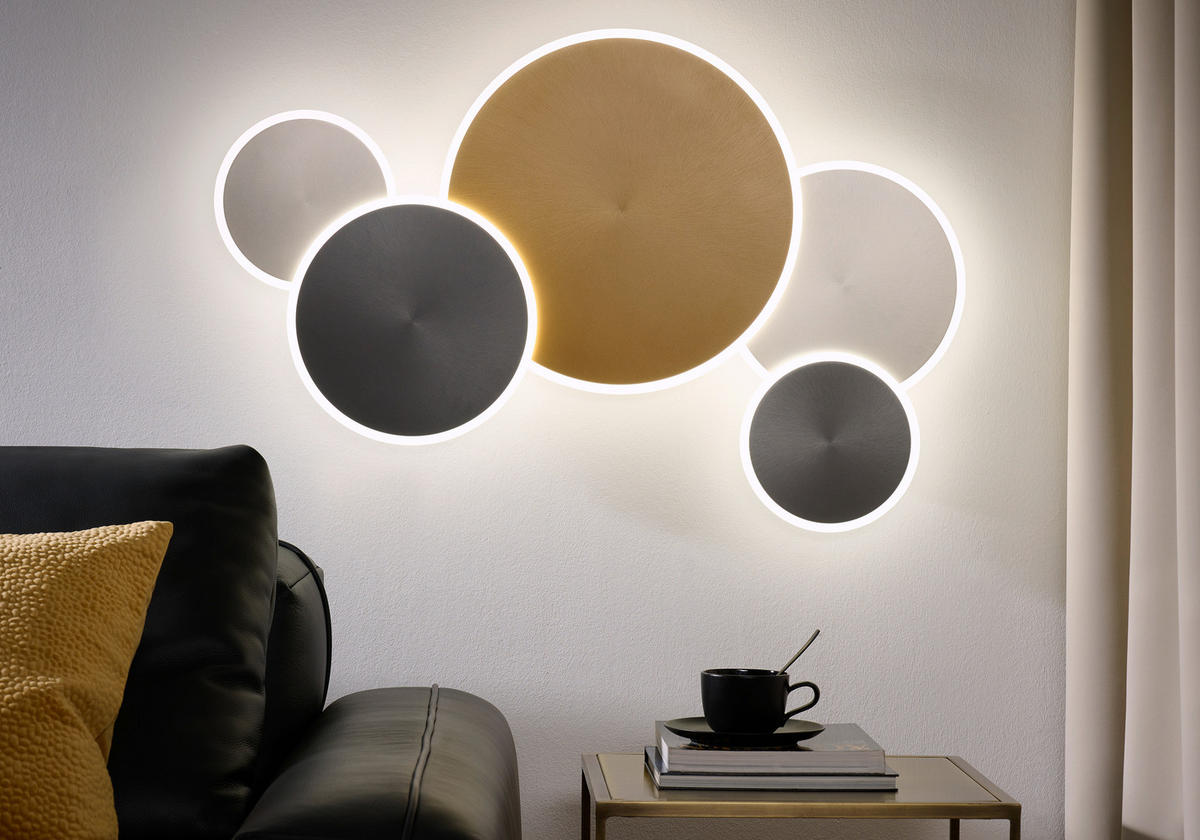 LED-DECKENLEUCHTE Q-Piato 85/50,5/6,5 cm  - Design, Metall (85/50,5/6,5cm)