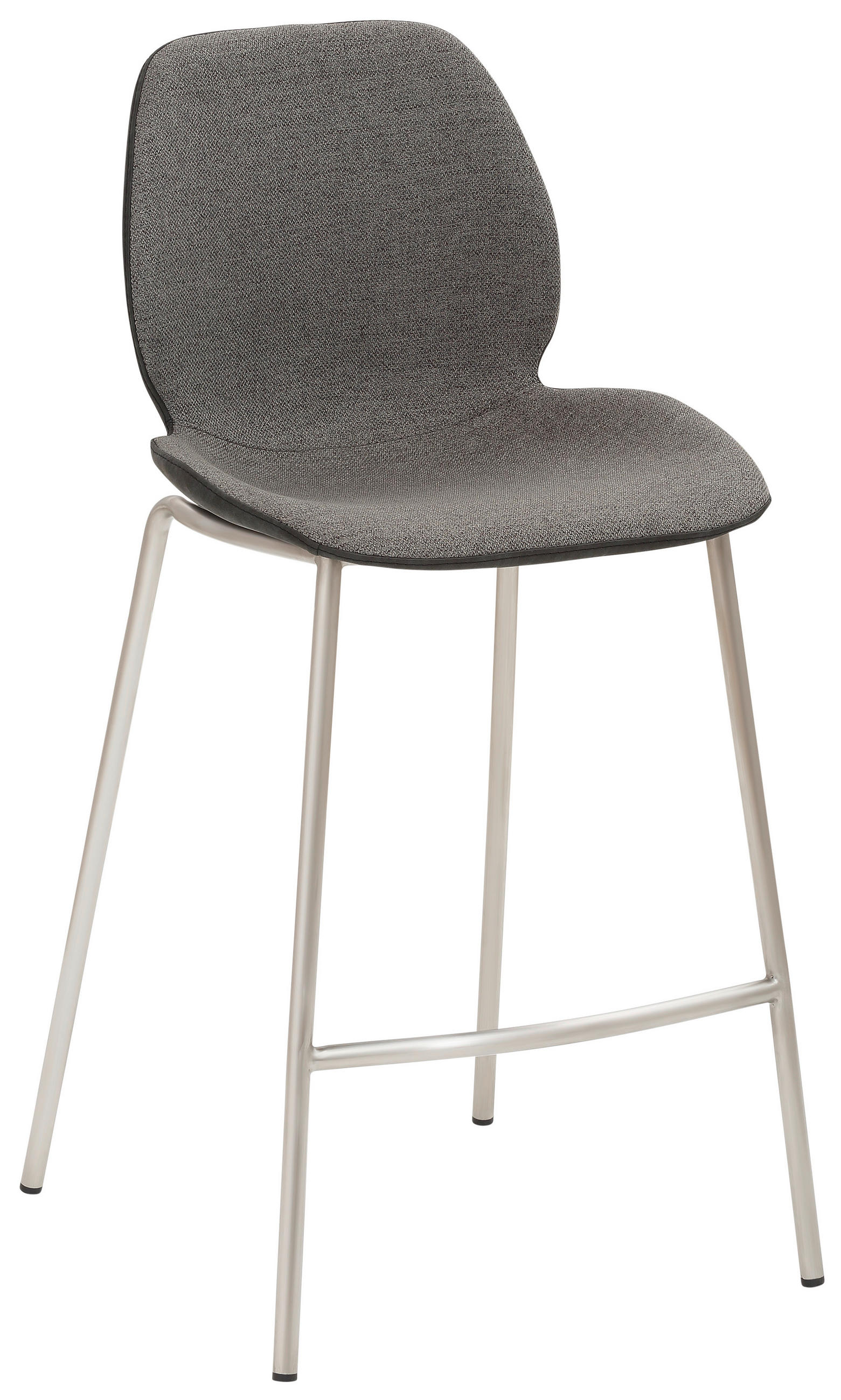 TRESENSTUHL Webstoff Anthrazit, Edelstahlfarben  - Edelstahlfarben/Anthrazit, KONVENTIONELL, Textil/Metall (49/97/53cm) - Livetastic