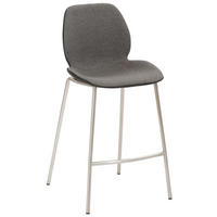 TRESENSTUHL Webstoff Anthrazit, Edelstahlfarben  - Edelstahlfarben/Anthrazit, KONVENTIONELL, Textil/Metall (49/97/53cm) - Livetastic