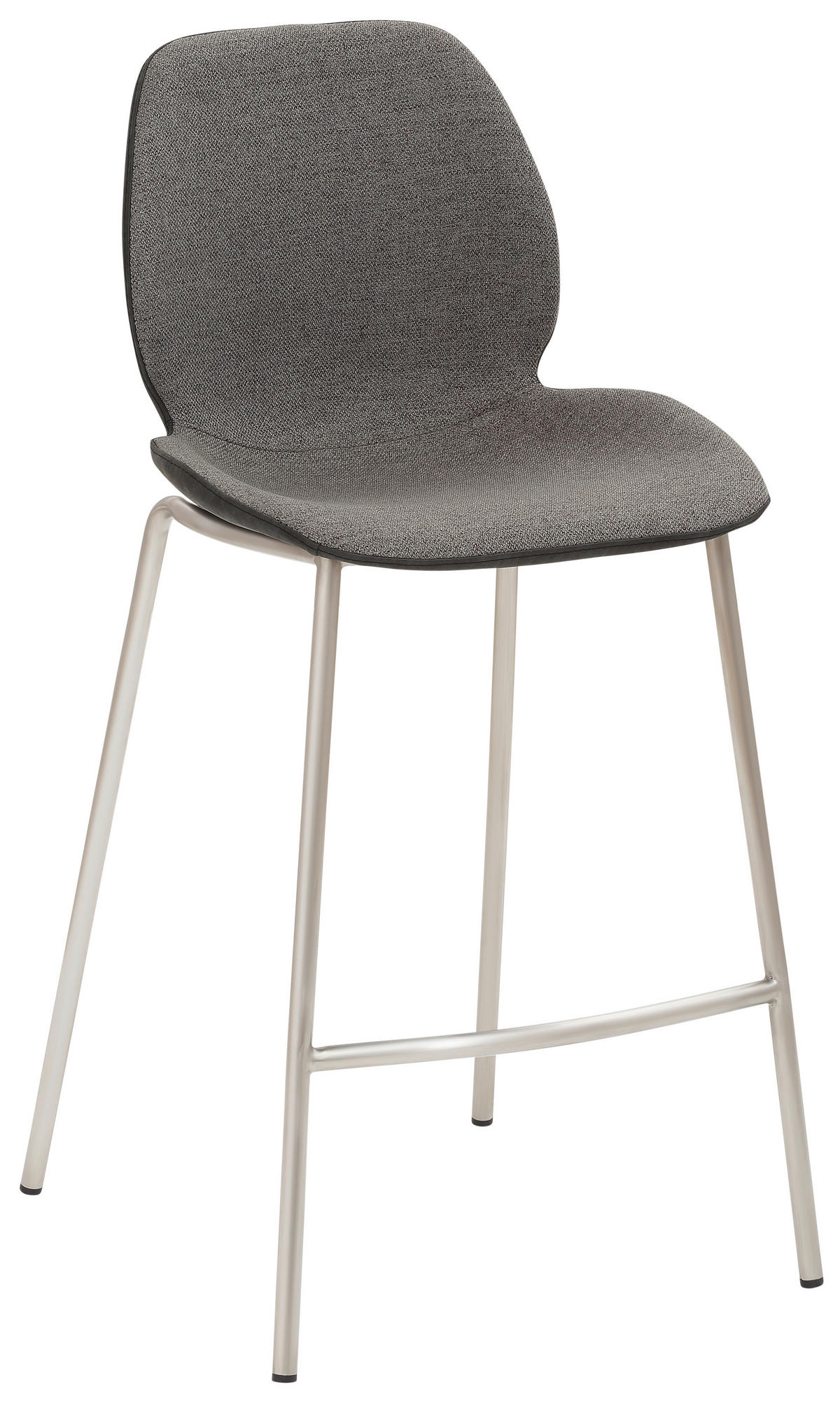 TRESENSTUHL Webstoff Anthrazit, Edelstahlfarben  - Edelstahlfarben/Anthrazit, KONVENTIONELL, Textil/Metall (49/97/53cm) - Livetastic