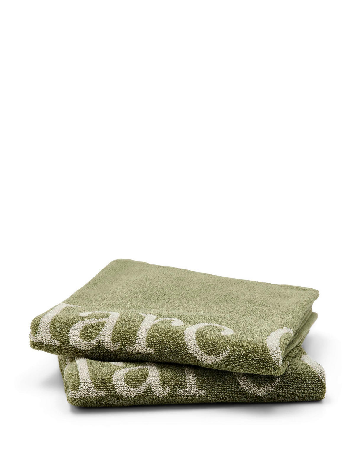 SET PEŠKIRA ZA RUKE  2 dela šumsko zelena  - šumsko zelena, Konvencionalno, tekstil (50/100cm) - Marc O'Polo