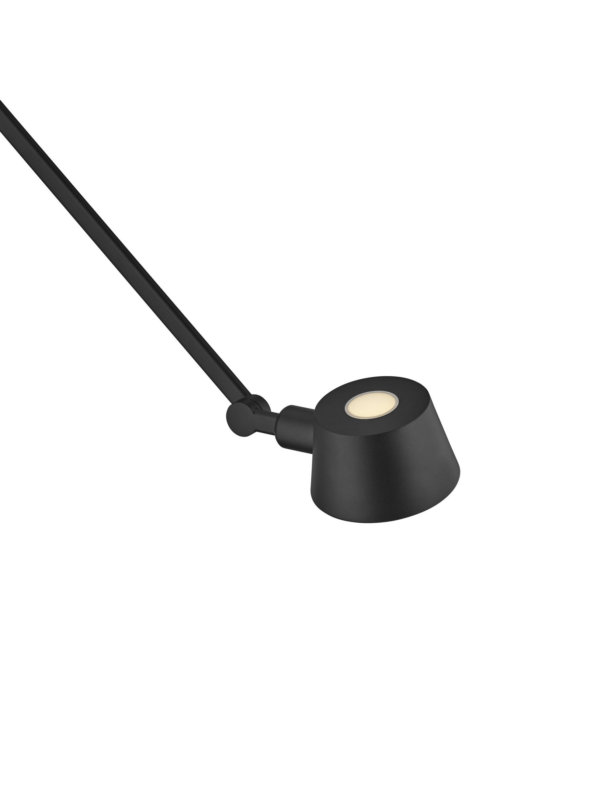 STEHLEUCHTE    - Schwarz, Basics, Metall (93-173cm) - Hell